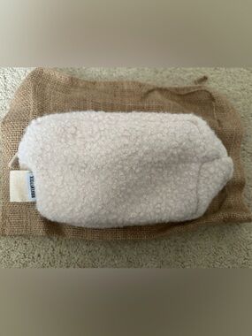 🆕 Birkenstock Sherpa Teddy Zip Cosmetic Case